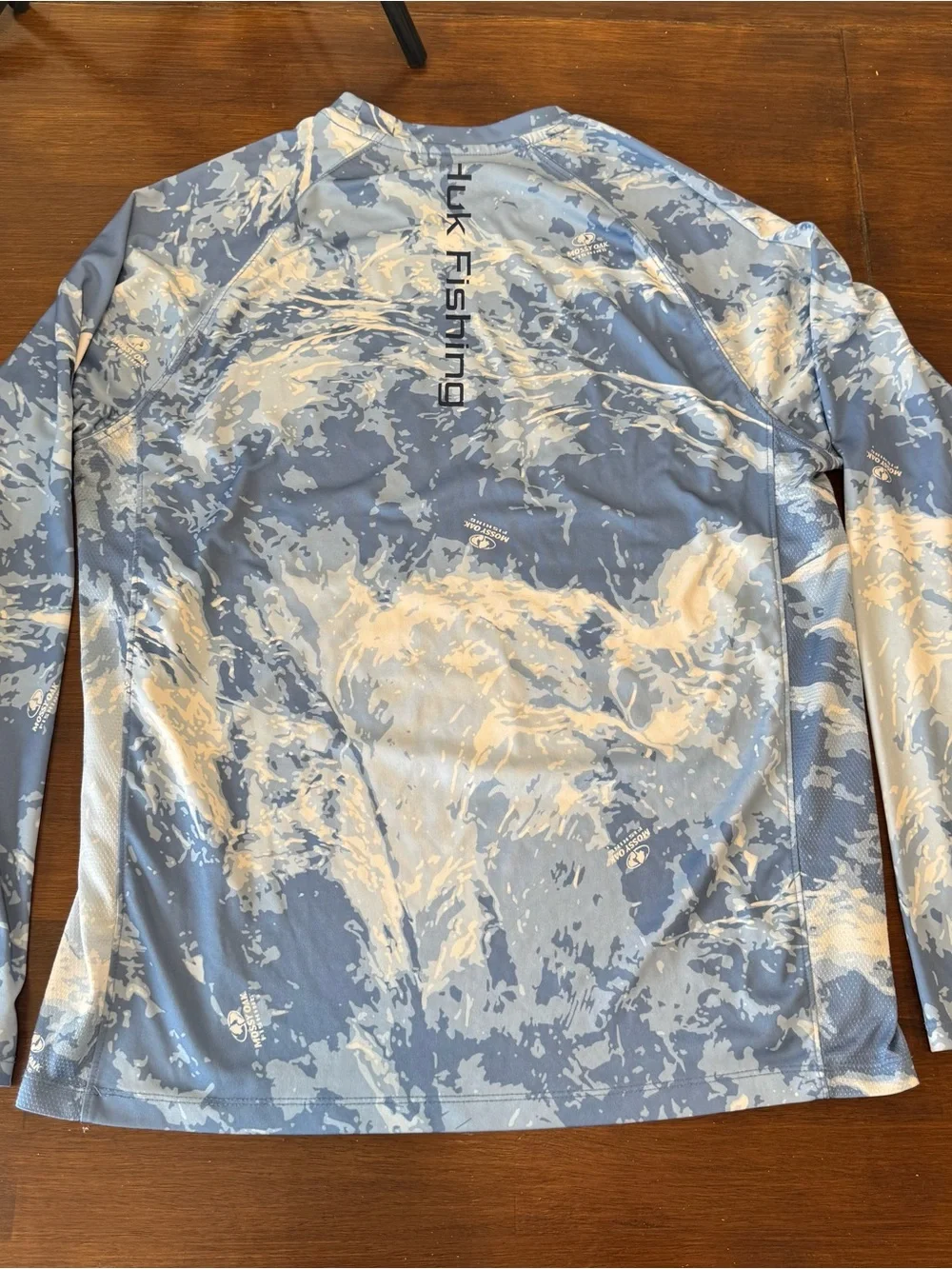 Huk Medium Mossy Oak Pursuit Performance Crew Fishing Long Sleeve - Picture 6 of 9